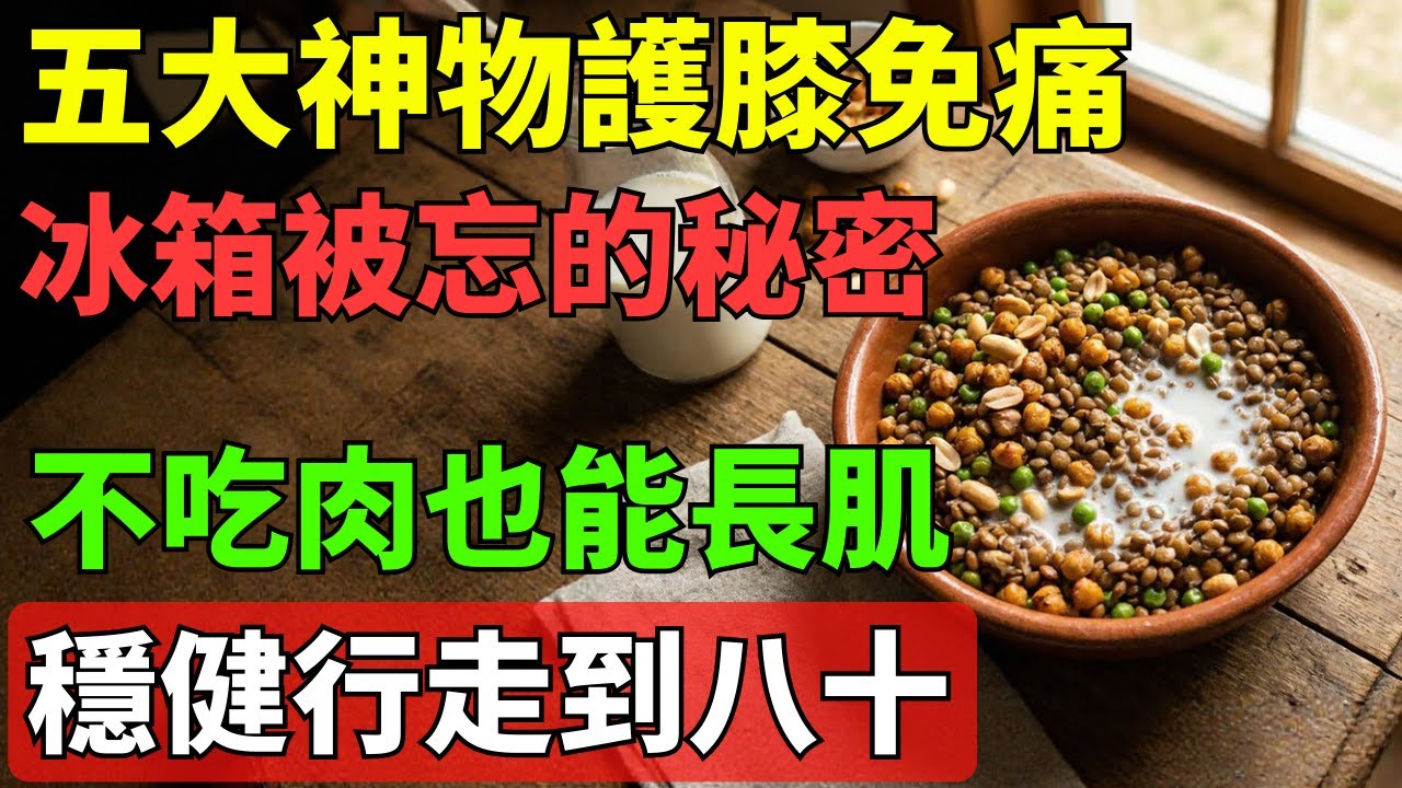 醫師震撼揭露：台灣長輩只要吃對「這5樣」，膝蓋不腫不痛、肌肉每天都在長！