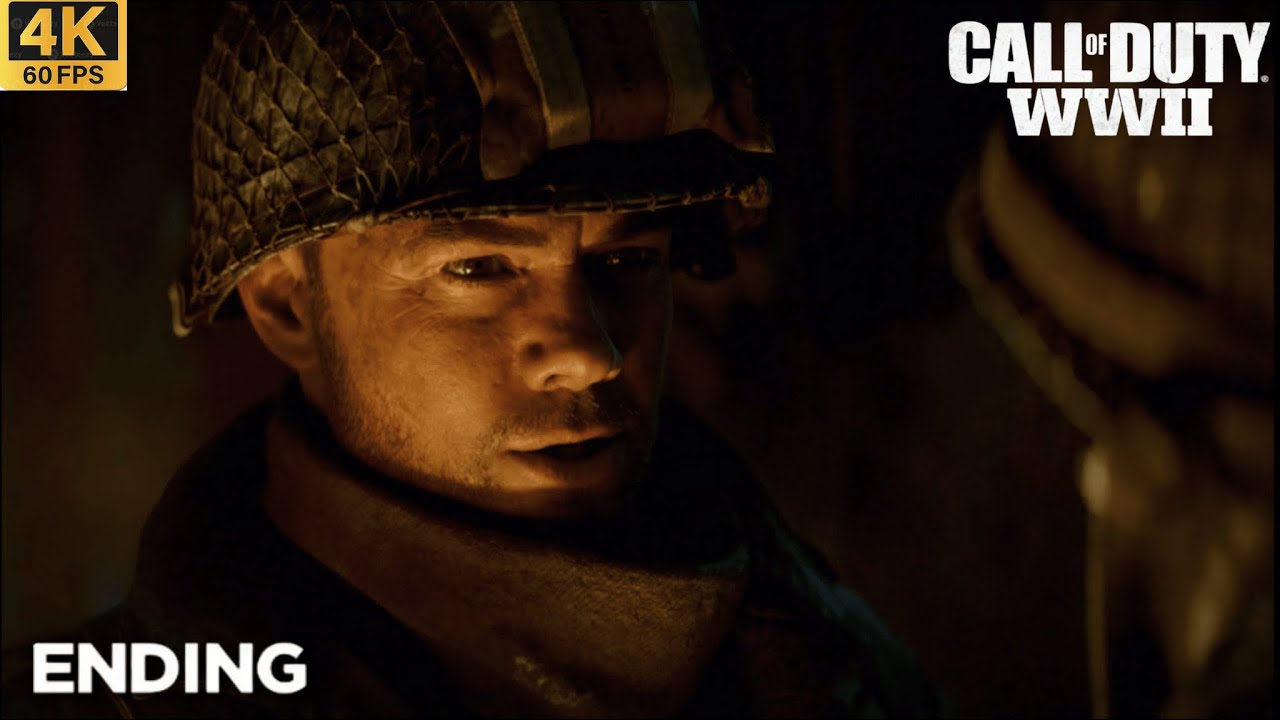 Call Of  Duty WW2 | Ending | Battle of the Bulge| Ambush | The Rhine | 4K 60 FPS No Commentary