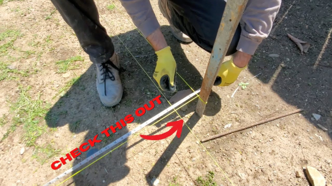 How to layout a foundation (techniques)