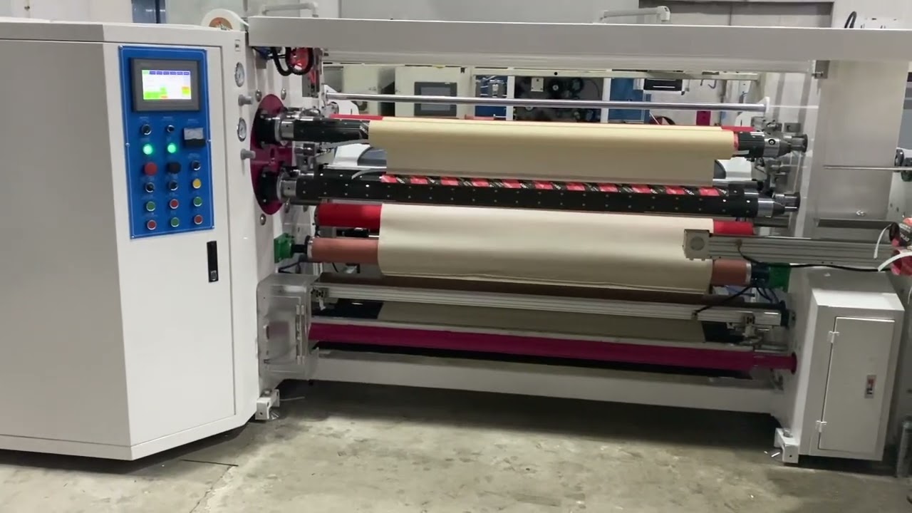 Fully auto masking tape /duct tape rewinding machine