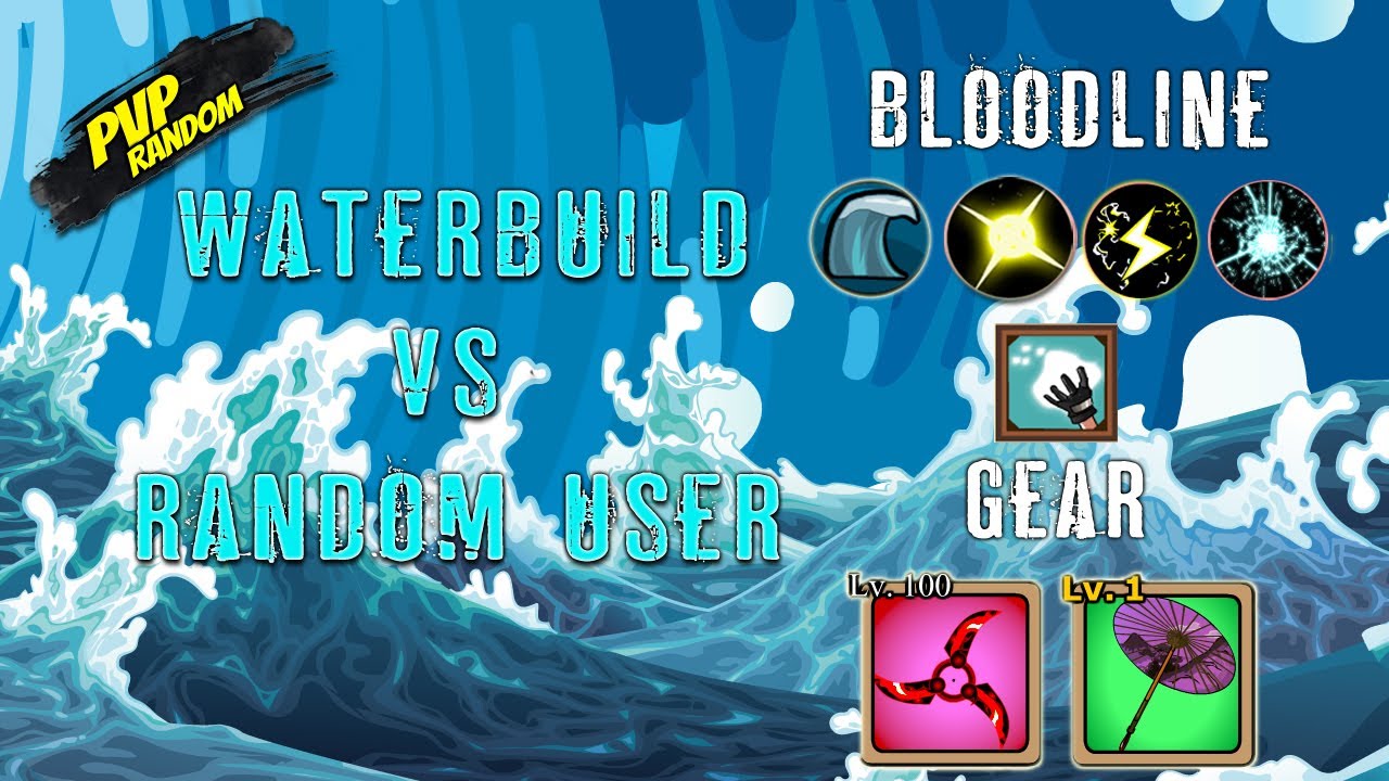 Shinobi Warfare - PVP Random Build Water Worth or not !!! 🔥🔥🔥