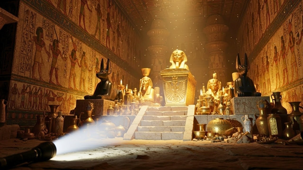Uncovering Ancient Egyptian Gold Hidden Beneath a Collapsed Royal Tomb