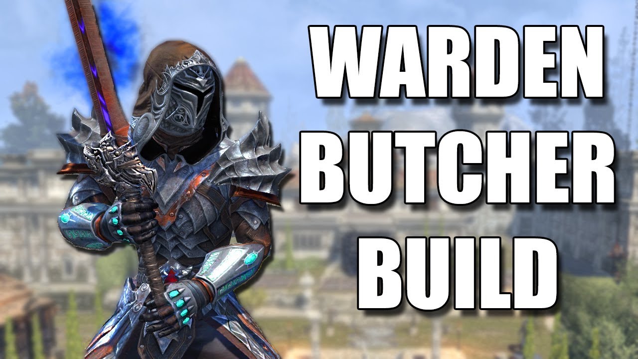 THE BUTCHER - Stamina Warden PVP Build in ESO (Elder Scrolls Online)