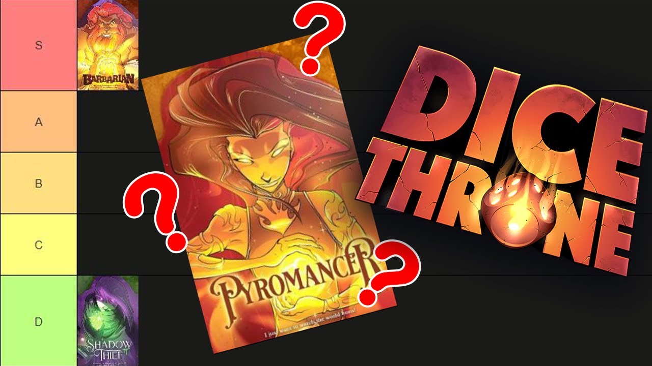 Dice Throne Competitive Tier List