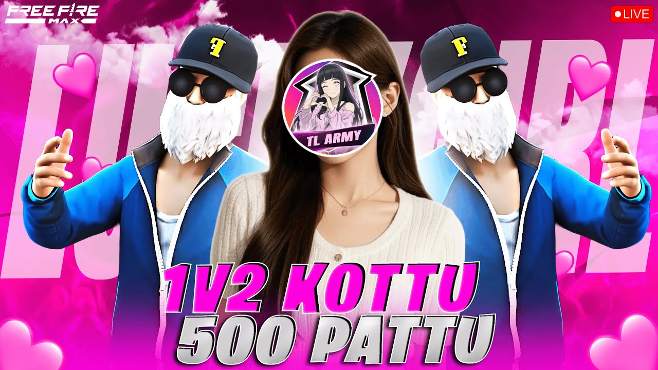 ITZ LUCKY IS LIVE 😍 1VS2 KOTTU 500  PATTU🥰 ❤️ #itzluclyff