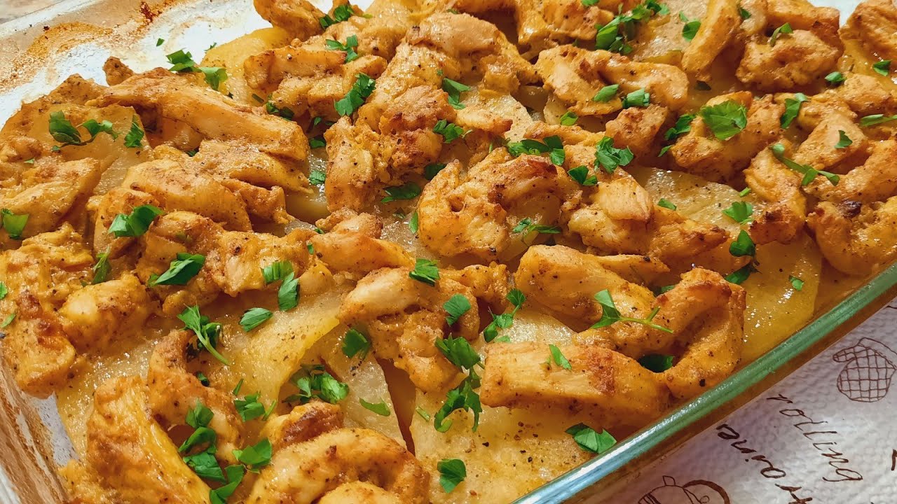 بنصف صدر دجاج🍗 و حبة بطاطا 🥔حضرت الذ و اسرع شاورما في الفرن😋 طبق بدون تعب👌 خاصة للعاملات 😌