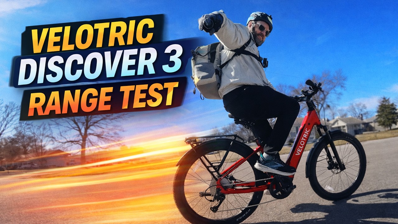 Velotric Discover 3 Full Throttle Only Range Test - Real World Results! #ebike #electricbike