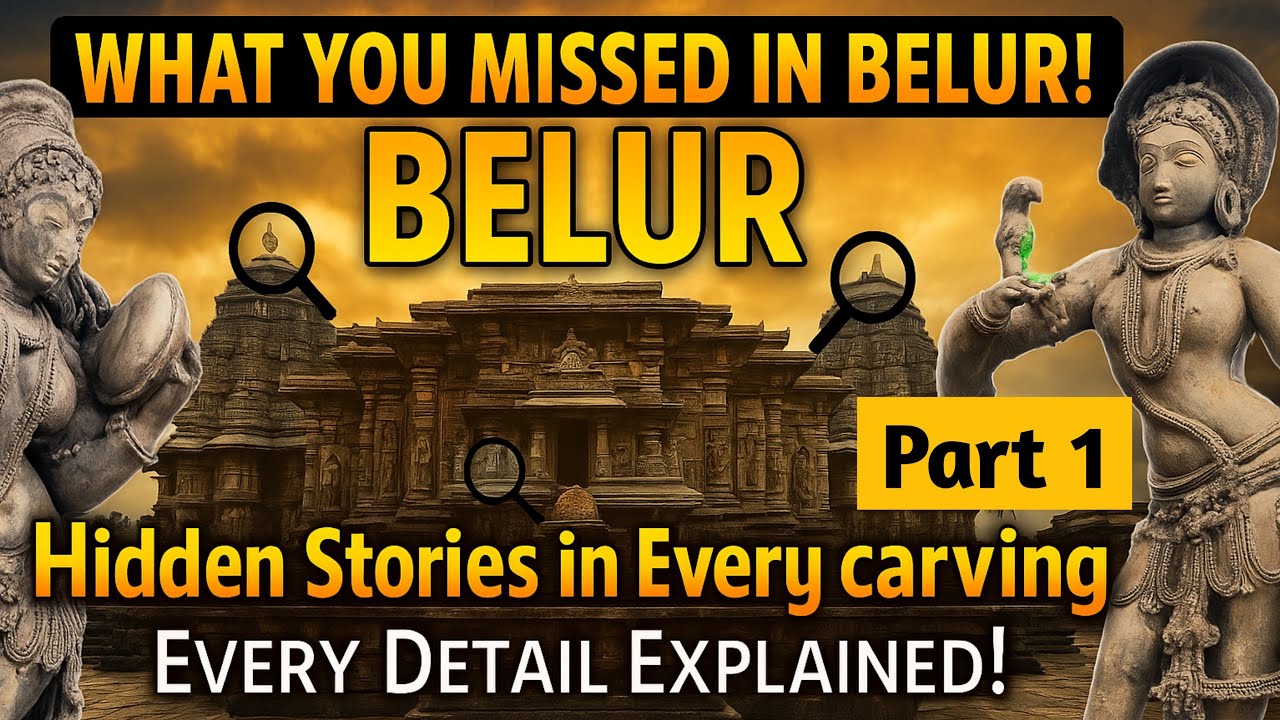 Hidden secrets in Belur temple - Guide explanation | Chennakeshava temple- part 1