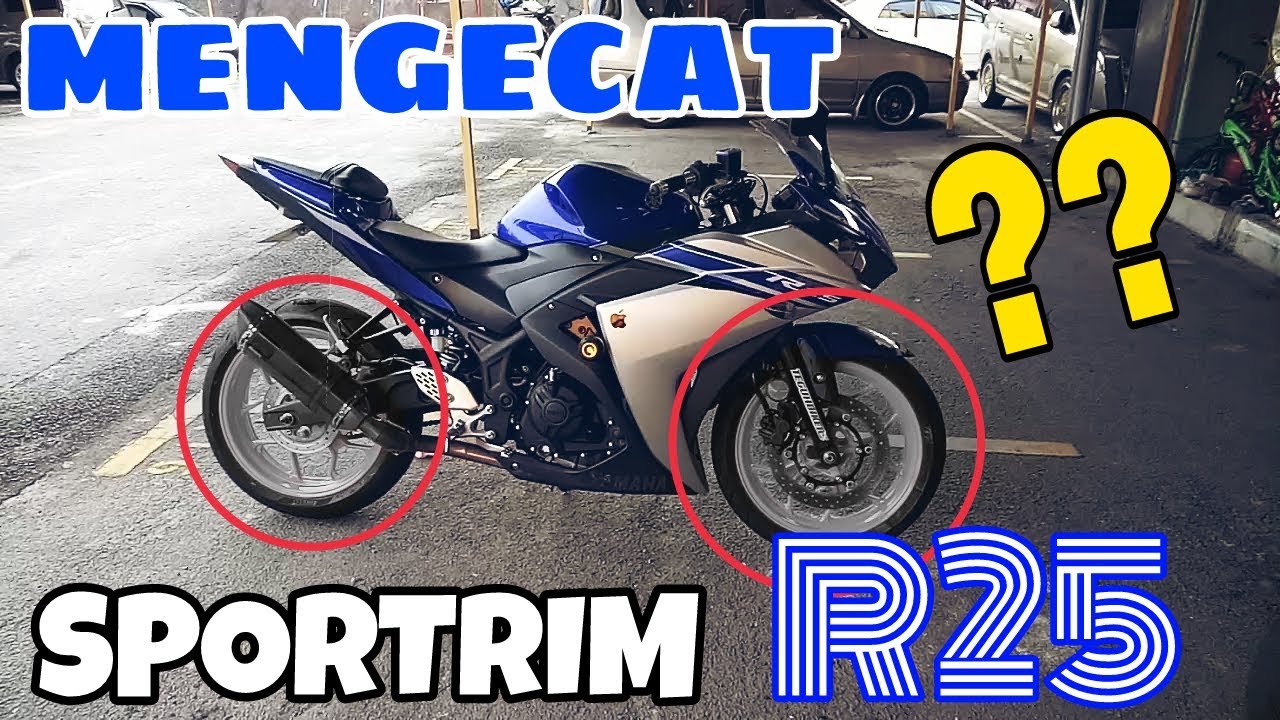 #220 VLOG|| SPRAY SPORT RIM YAMAHA R25 || MALAYSIA