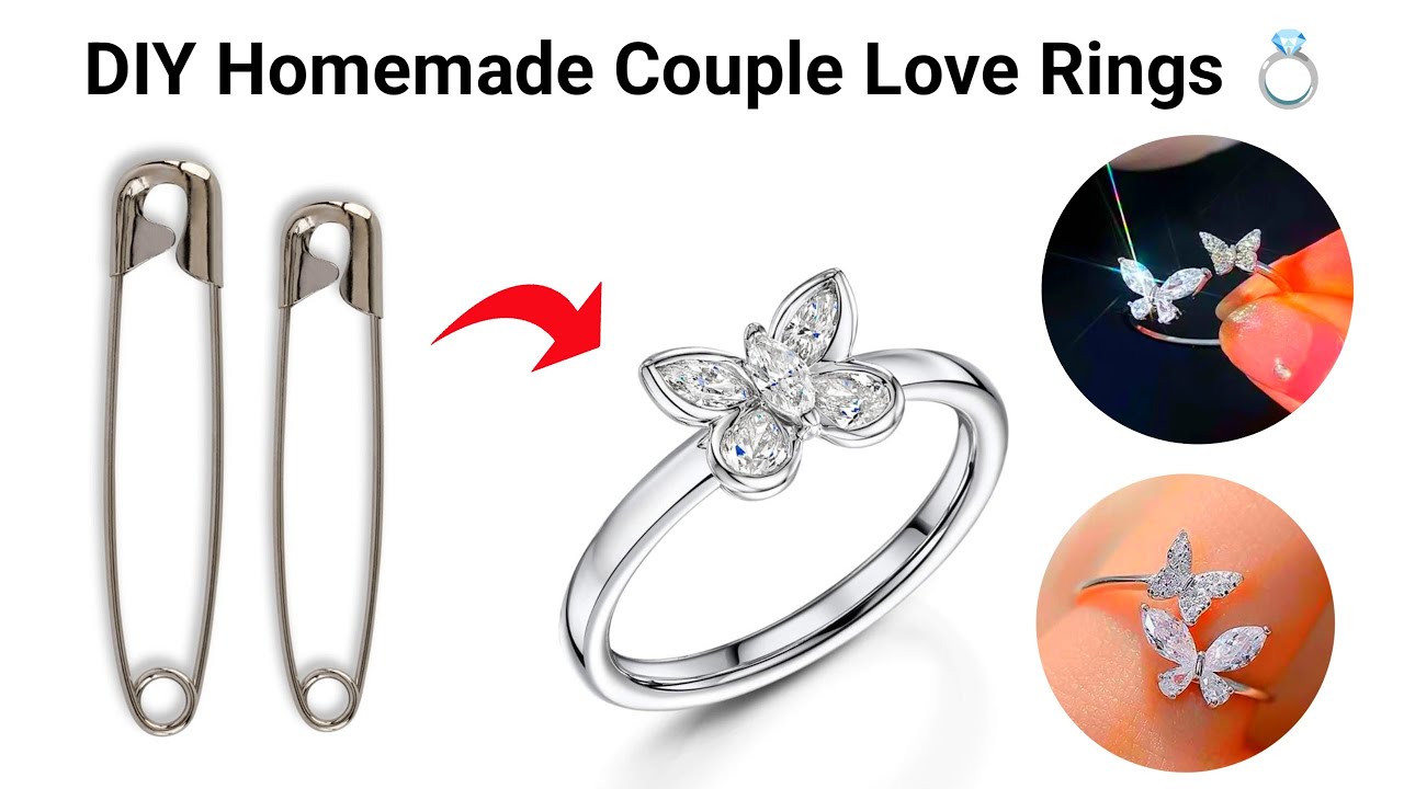 DIY Homemade Couple Love Rings| How to Make Rings From Waste | Homemade Ring | Best Ring Ever #rings