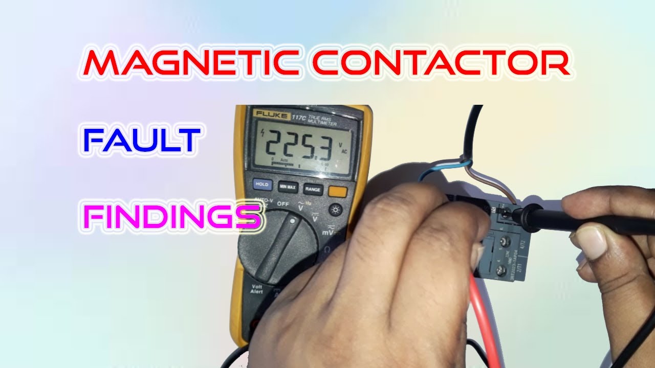 Siemens Power Contactor Test, Fault findings in a Sirius magnetic contactor with auxiliary contact