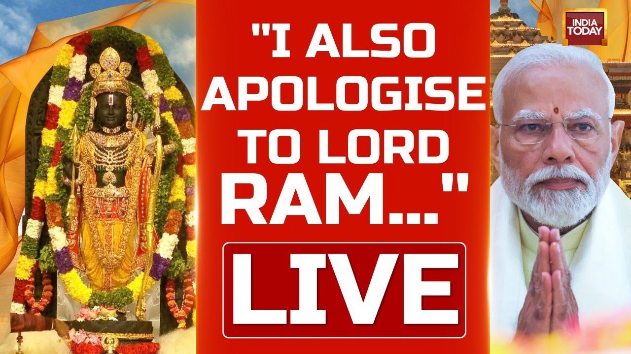 PM Modi Speech LIVE From Ayodhya Ram Mandir | Ram Lalla Idol | Ram Mandir Pran Pratishtha Ceremony