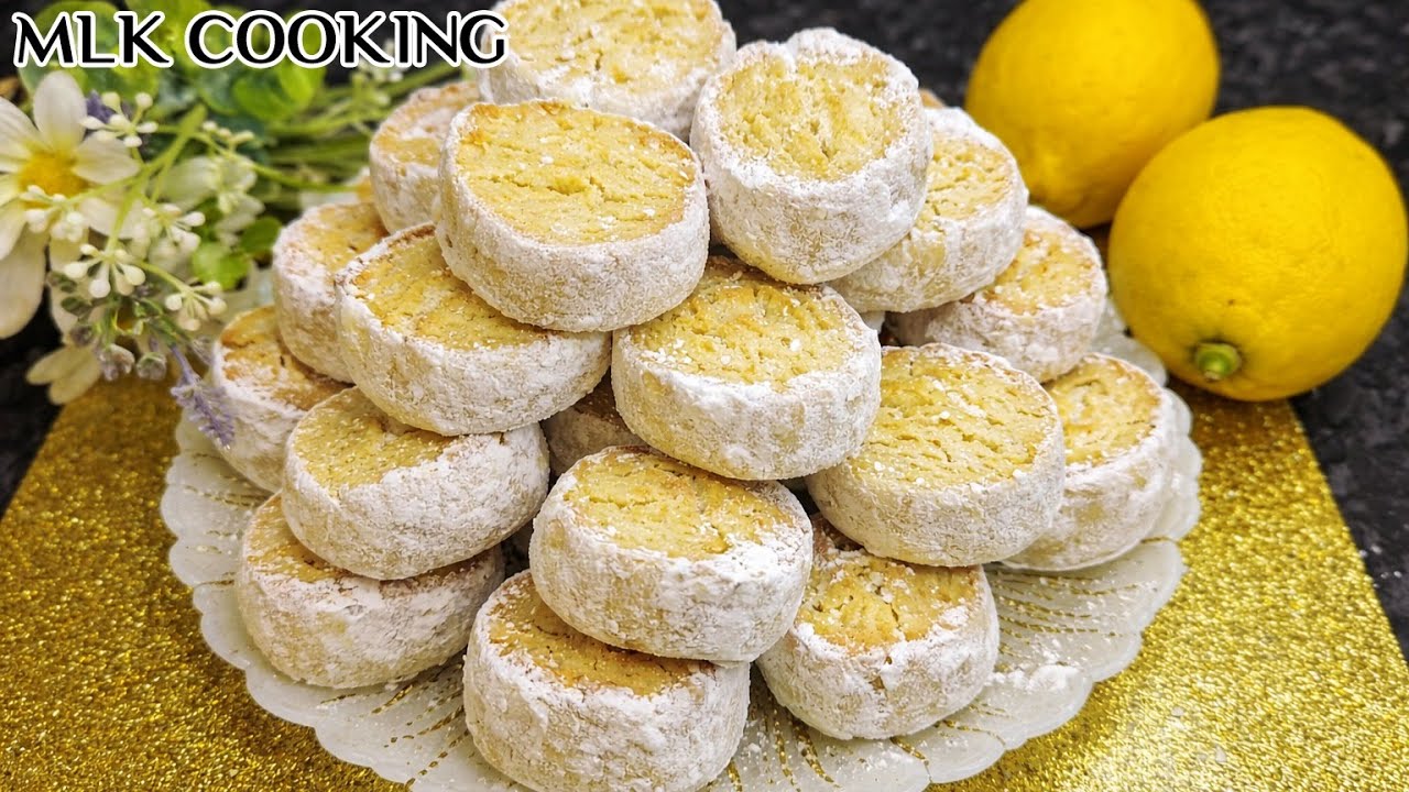 Soft Lemon Biscuits🍋(Light & Fluffy!) | بسكويت الليمون الطري 🍋(خفيف ورقيق!)