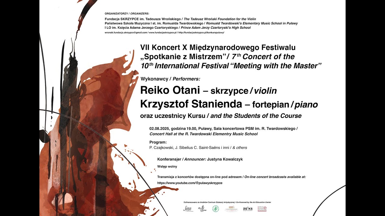 2025-08-02 Spotkanie z Mistrzem / Meeting with a Master - Reiko Otani  & Krzysztof Stanienda