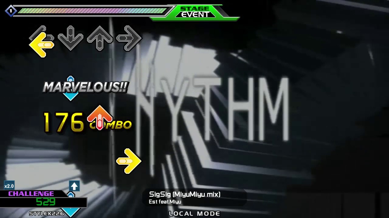 SM5/DDRSN3: SigSig (MiyuMiyu mix) / Est feat.Miyu Playthough AAA Perfect Full Combo