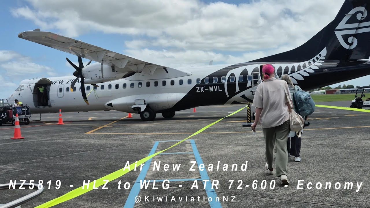 Tripreport | Air New Zealand | Hamilton to Wellington  | ATR72-600 | Economy