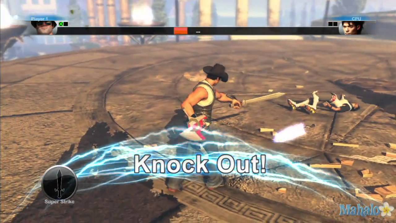 Sports Champions Walkthrough -Gladiator Duel Free Play -Two Controllers-Gold Difficulty