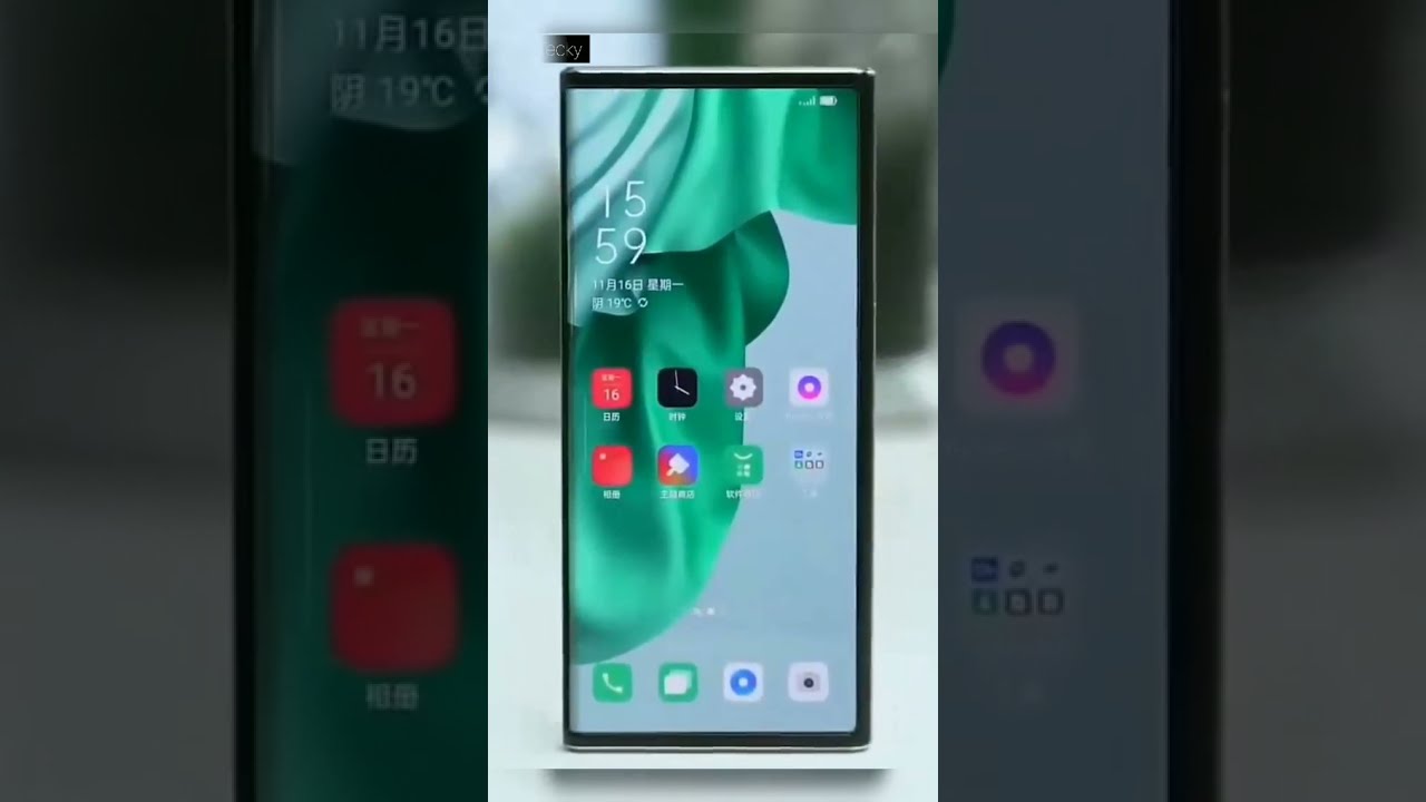 OPPO X 2021 Rollable Smartphone #oppox2021 #rollablephone #shorts #aktecky