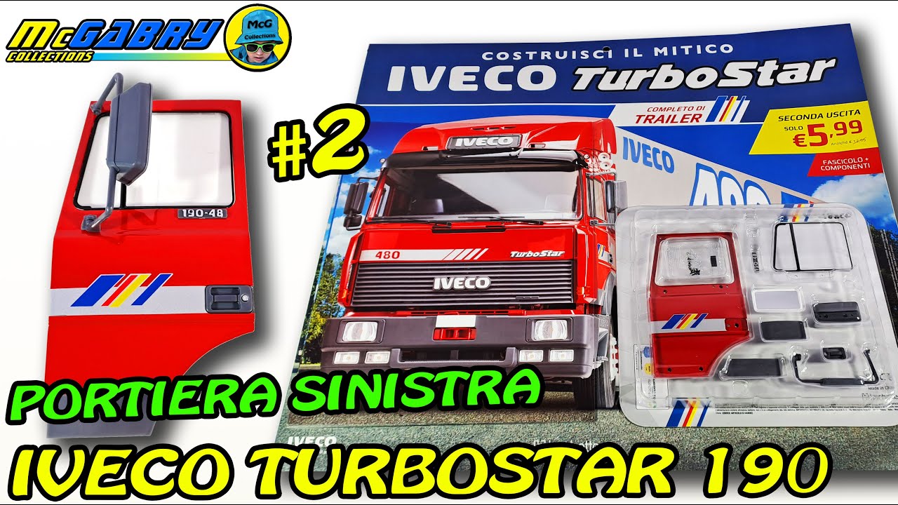 MODELLINO IVECO TURBOSTAR 190-48 HACHETTE N.2 PORTIERA SINISTRA-NOVITA' EDICOLA