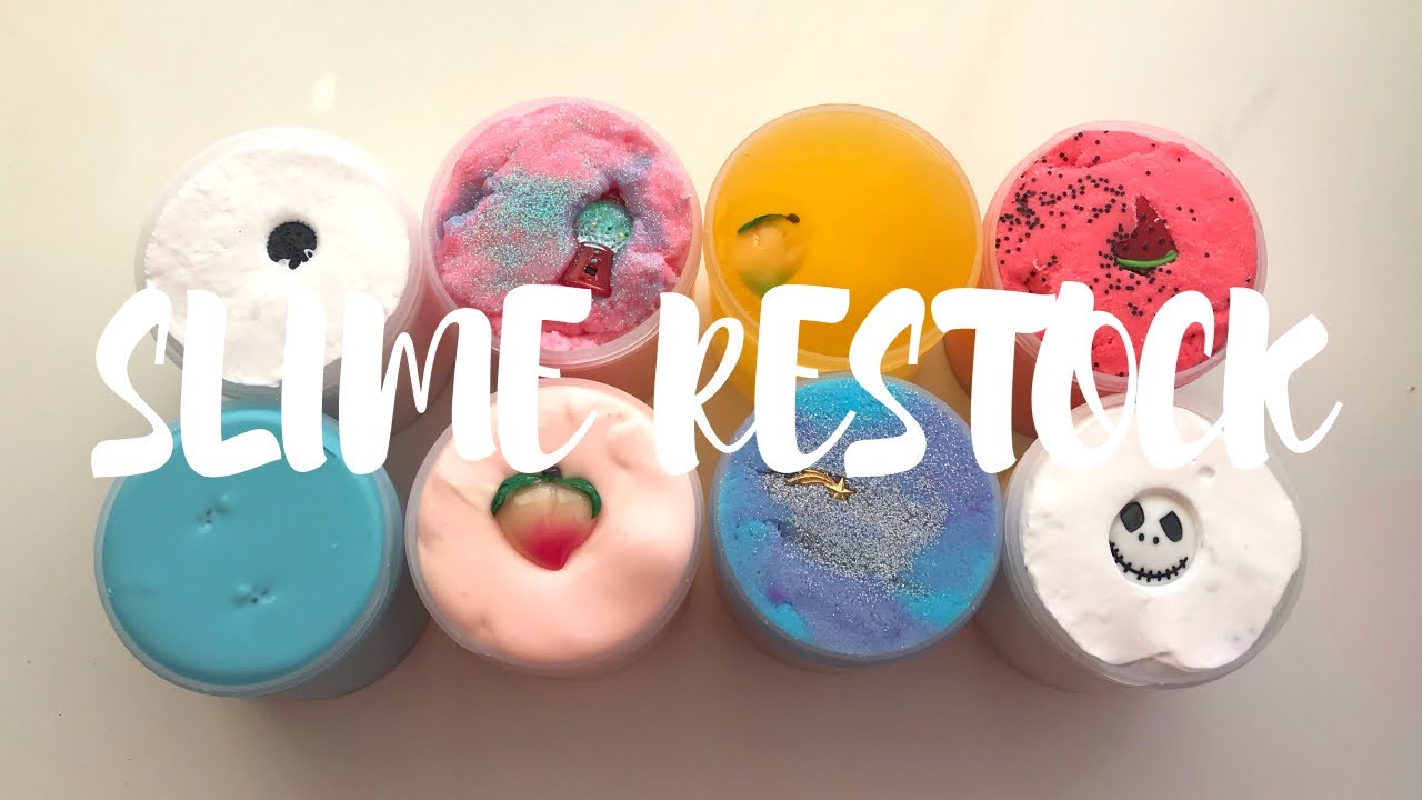 SLIME RESTOCK! HALLOWEEN THEMED SLIMES!