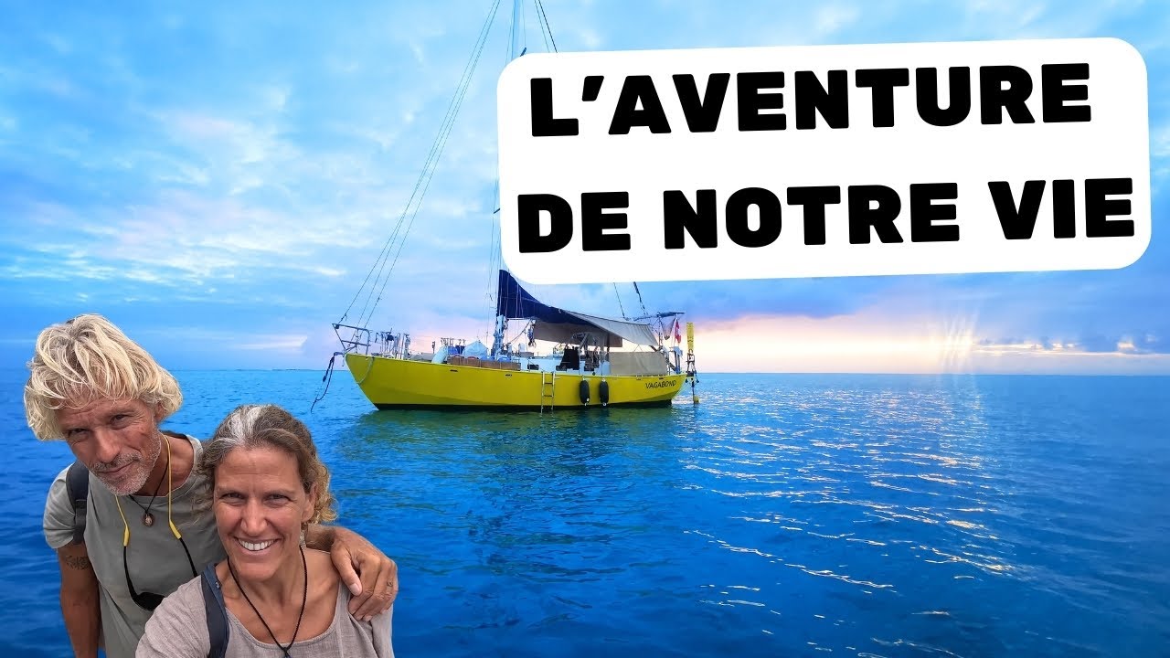 Une aventure et &eacute;cole de vie, un symbole de la vie nomade... Le petit voilier jaune Vagabond. Ep.62