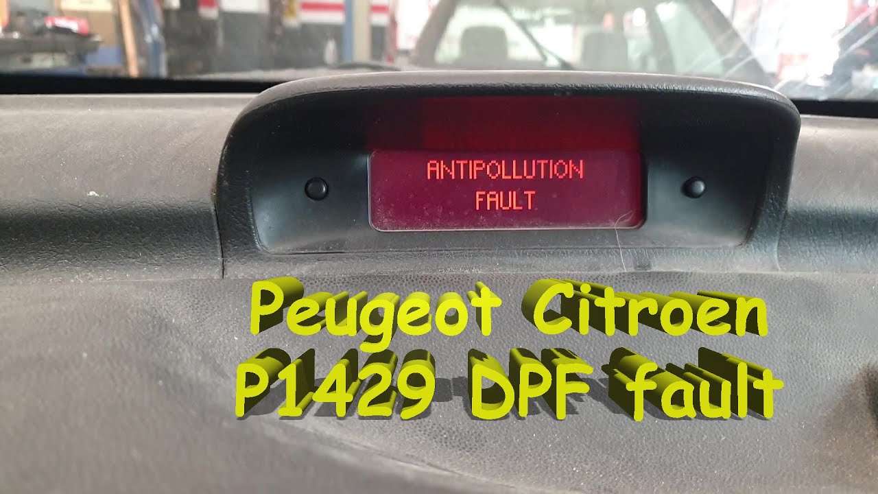 Неисправность системы защиты от загрязнения Peugeot & Citroen P1429: РЕАЛЬНОЕ решение!