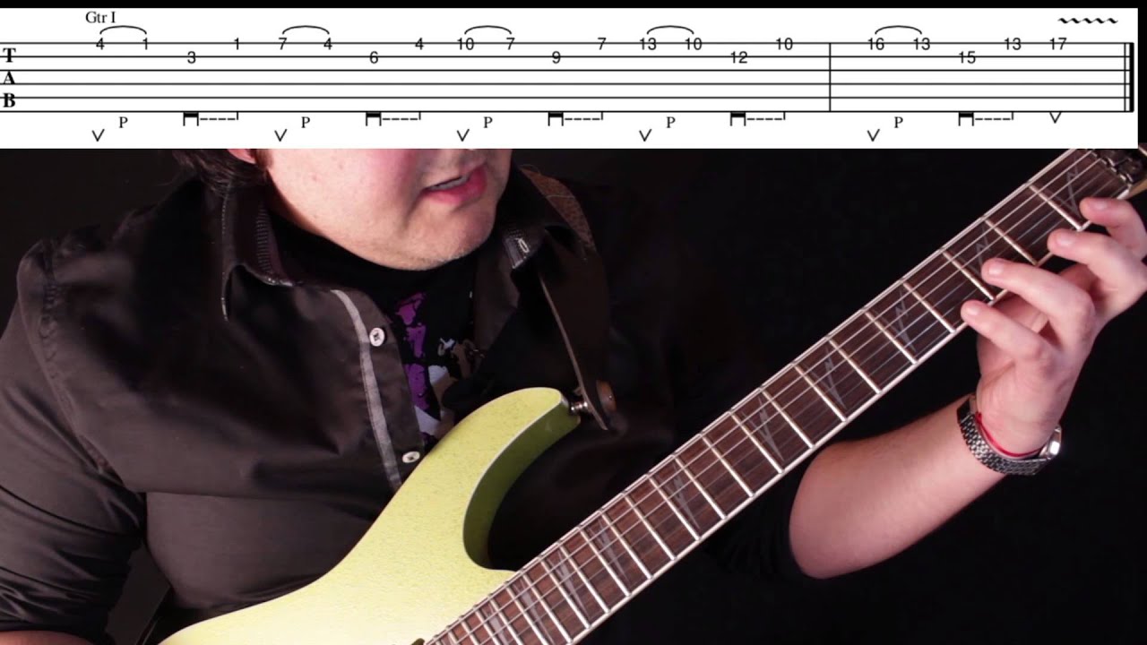 Lick clásico de Yngwie Malmsteen - Arpegio disminuido - Sweep Picking