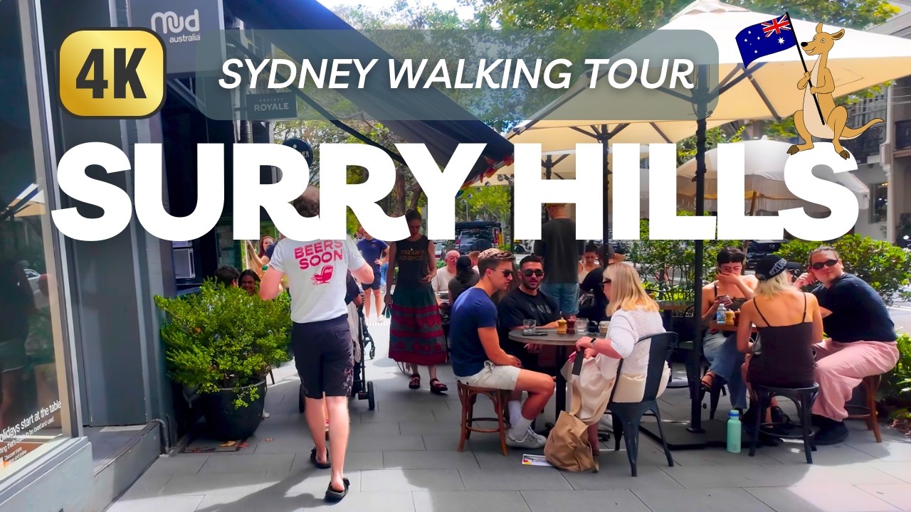 Immersive Sydney Walking Tour: SURRY HILLS & OXFORD ST on Mardi Gras Day (4K60FPS)