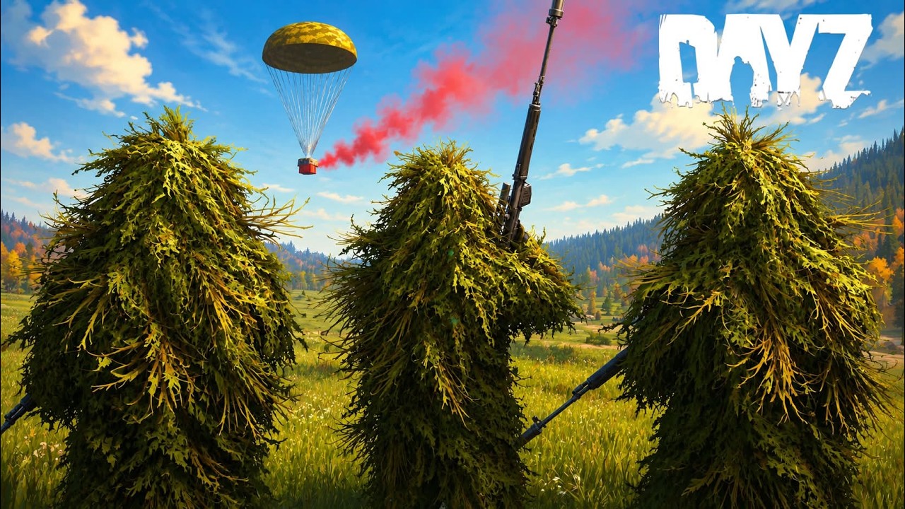 How A GHILLIE SNIPER Trio Dominates a DayZ Server...(Ft. JLK)