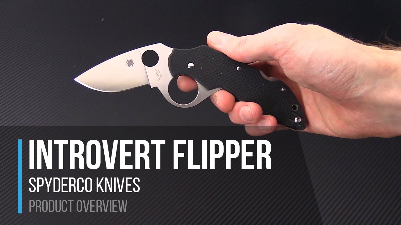 Spyderco Introvert Martial Arts Ring Knife Karambit Flipper Overview