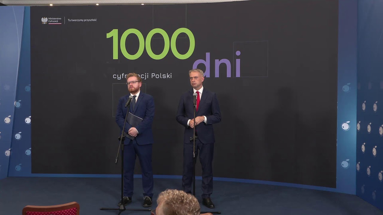 Konferencja prasowa | 1000 dni cyfryzacji