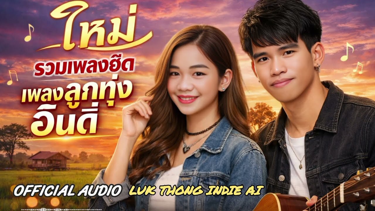 ใหม่‼️รวมเพลงฮิต ❗ผิดหลายบ่ ที่ใจมันมักเจ้า 🔴 Official Audio Luk thong Indie song ai 