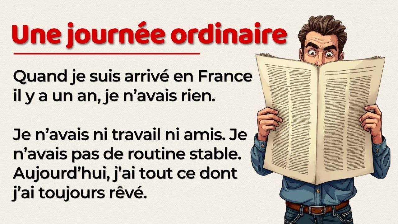 Une journée ordinaire | Learn French | French Stories (A1–A2)