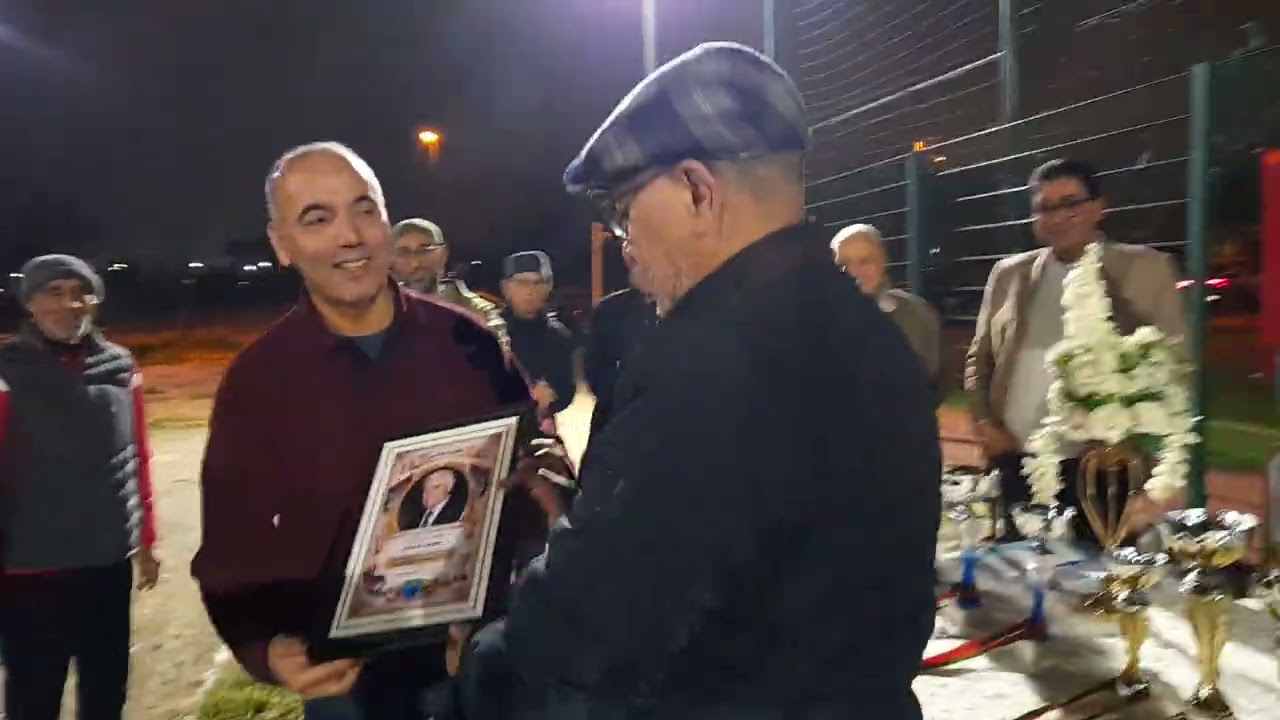 حفل تكريم بعض الشخصيات من طرف جمعة الرياضية للكرة الحديدية سلا الجديدة 