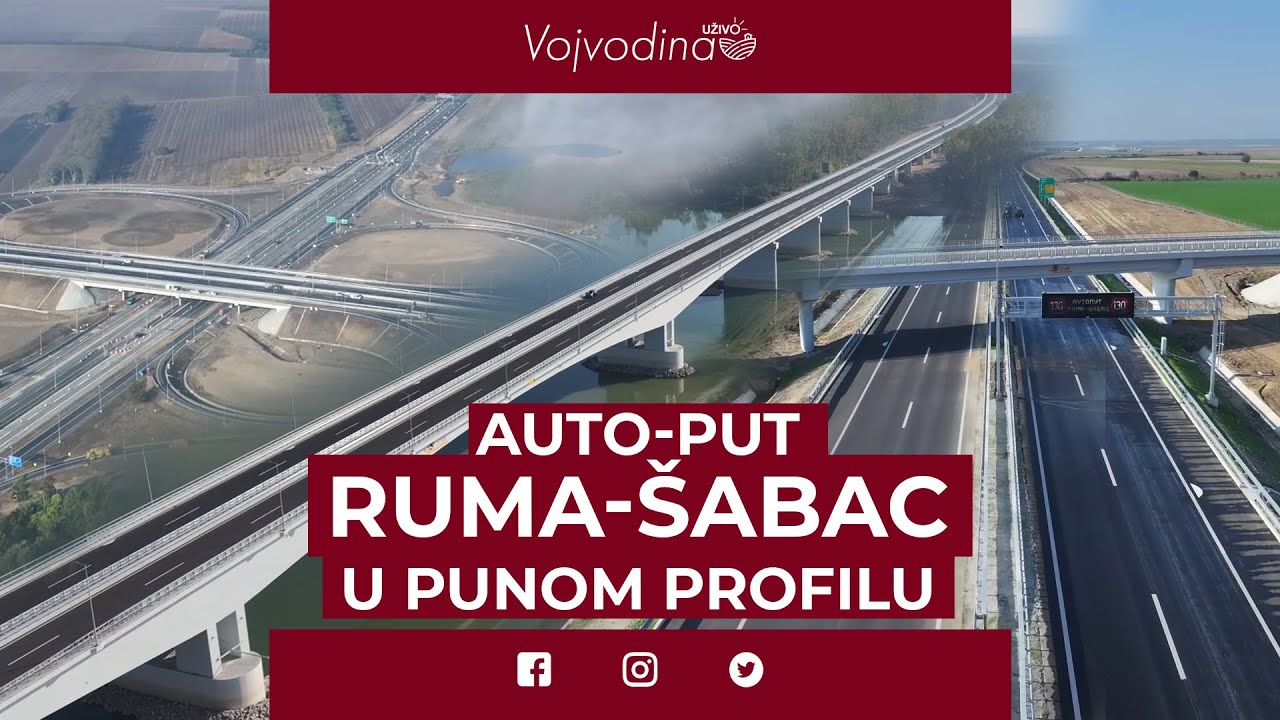 Auto-put Ruma-Šabac u punom profilu @VojvodinaUzivo