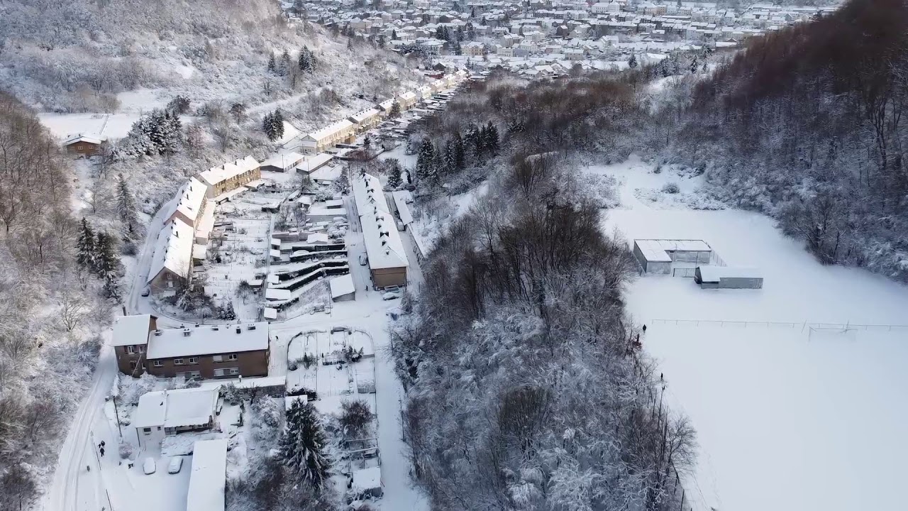 algrange sous la neige