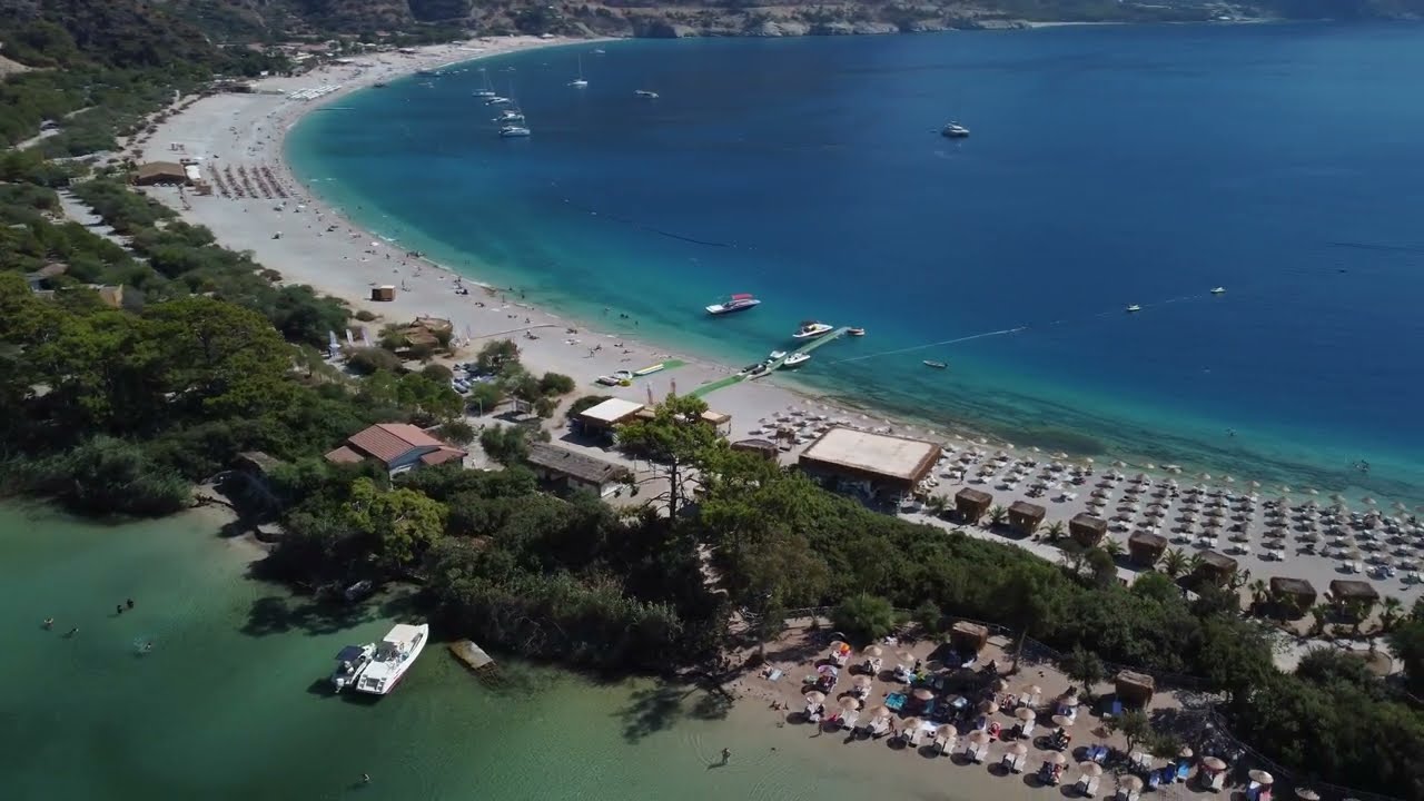 Красивейший пляж Олюдениз, Турция. The most beautiful beach of Oludeniz, Turkey.