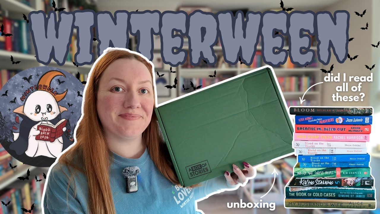 winterween vlog ❄️ cosy reading, A Box of Stories unboxing, new reads