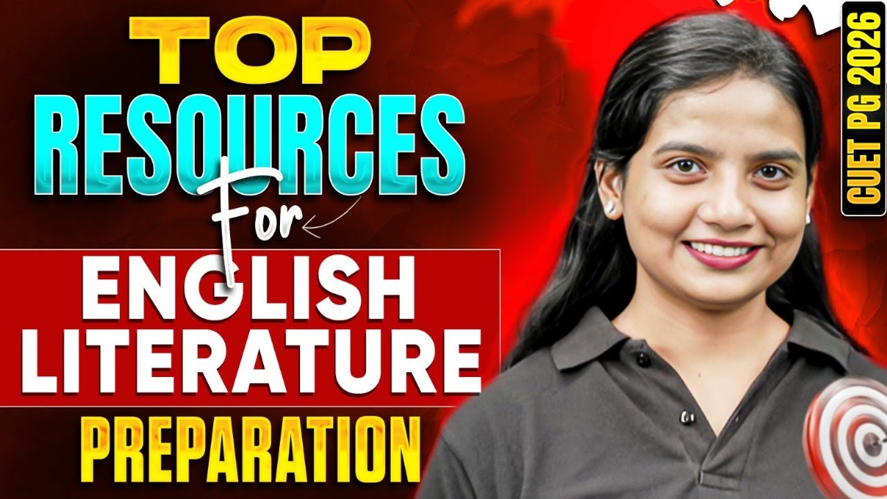 Top Resources for CUET PG English Literature 2026 | Best Books & Study Materials | PW CUET PG