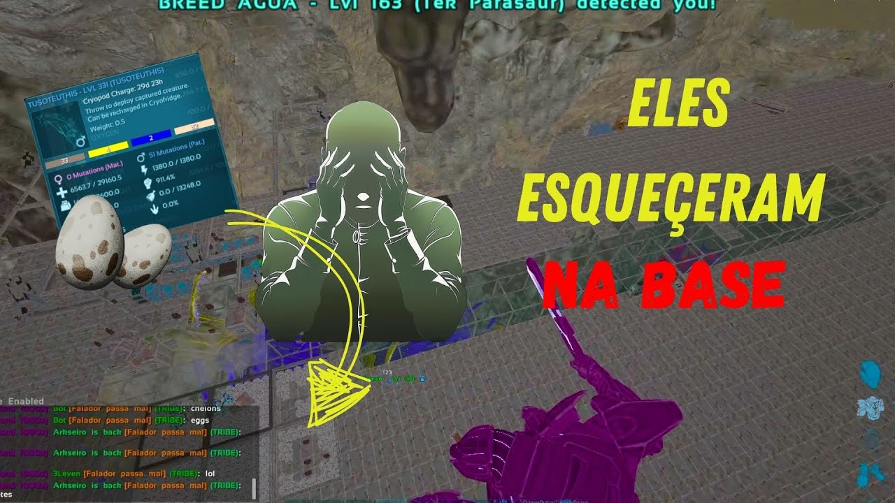 Eles Vieram Para Raidar, Mas Acabaram Tomando Raid!! ARK PVP - MIBR x XXT pt.2