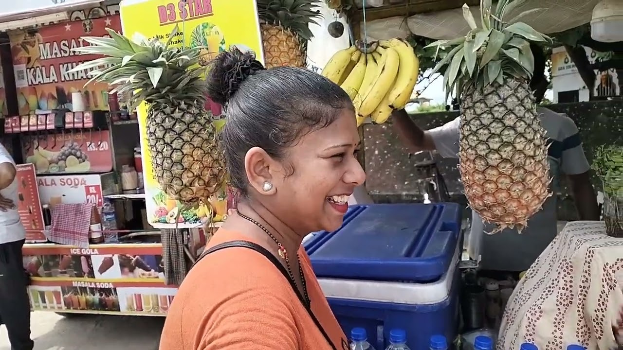 Colva beach with Bazaar 