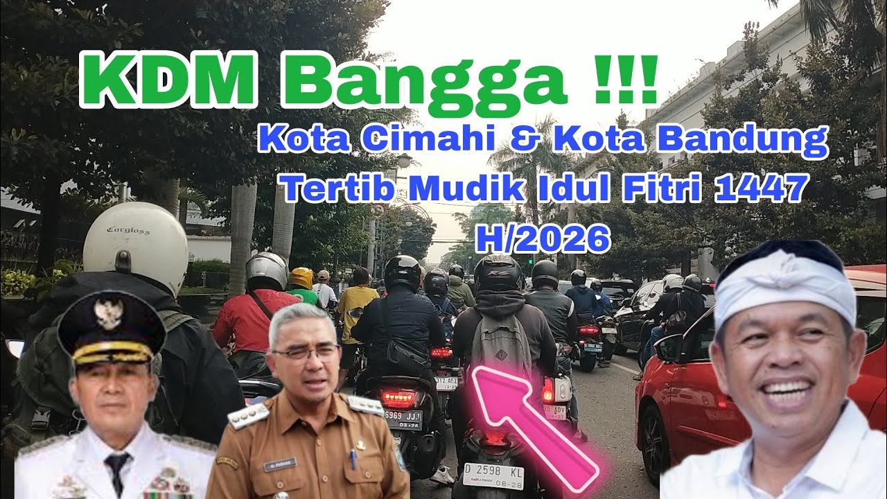 KDM Bangga !!! Kota Cimahi & Kota Bandung Tertib Mudik Idul Fitri #kdm#kotacimahi#kotabandung