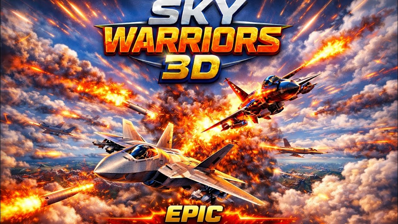 Sky Warriors 3D Jet Plane Fight | Epic Air Battle Gameplay ✈️🔥 | Ultimate Fighter Jet War