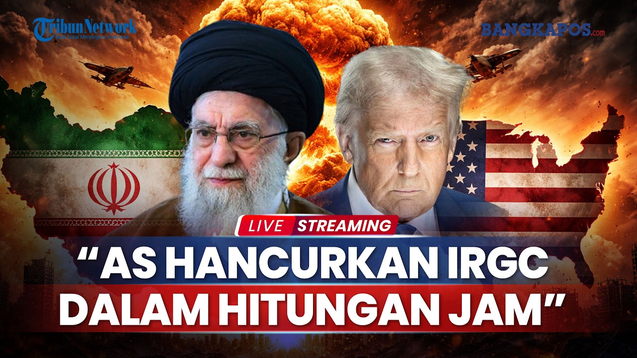 Serangan Pembuka Trump Kerahkan 50 Jet Tempur, Khamenei Ancam Tenggelamkan Kapal Induk AS