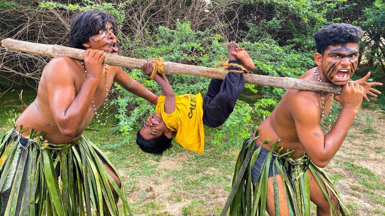 காட்டுவாசிகளிடம் மாட்டி தவிக்கும் குட்டிபுலி | Tribals Cooking The KuttiPuli | kuttipuli Funny video