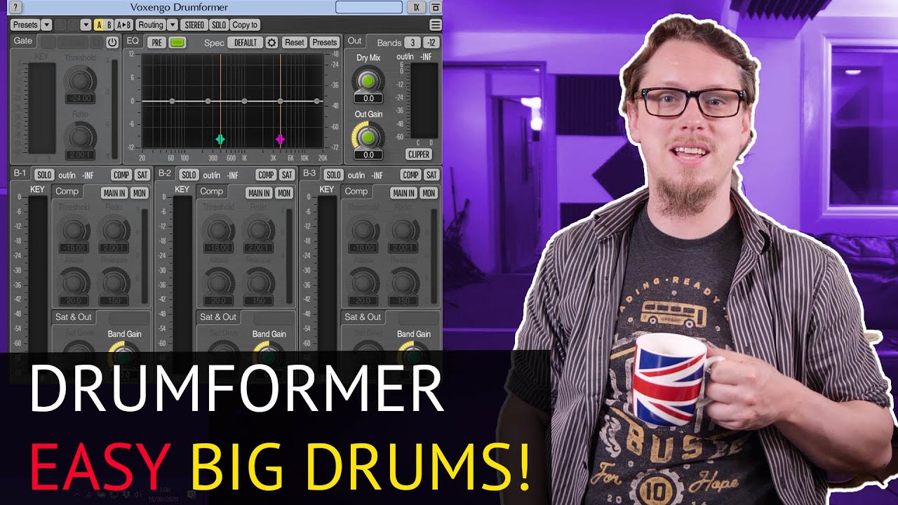 Easy Big Drum Sounds! | Voxengo Drumformer Demo
