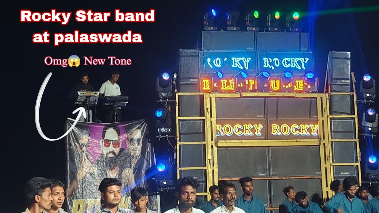 Rocky Star bullet at palaswada omg😱🥵 new tone 🎹🥁 shot by vivo V30 PRO#rockystarbandadivasitimlisong