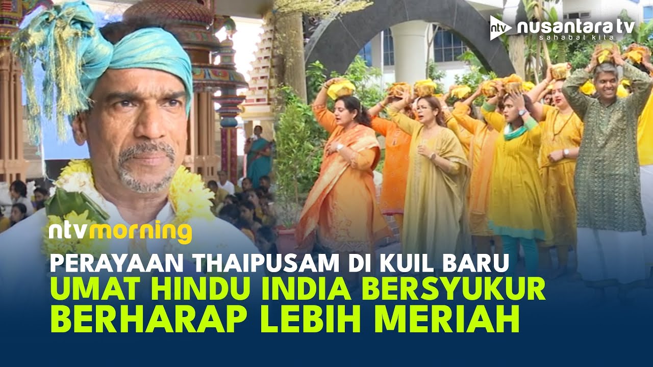 Kemeriahan Perayaan Thaipusam, Ribuan Umat Hindu India Tumpah Ruah di Kuil Baru | NTV MORNING