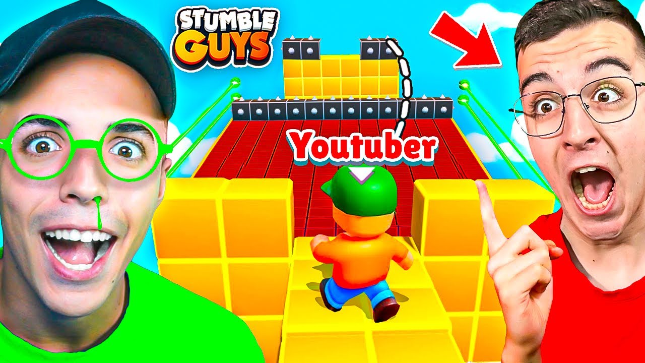 YOUTUBER me ENSEÑÓ el TRUCO SECRETO de BLOCKDASH... 😨 STUMBLE GUYS