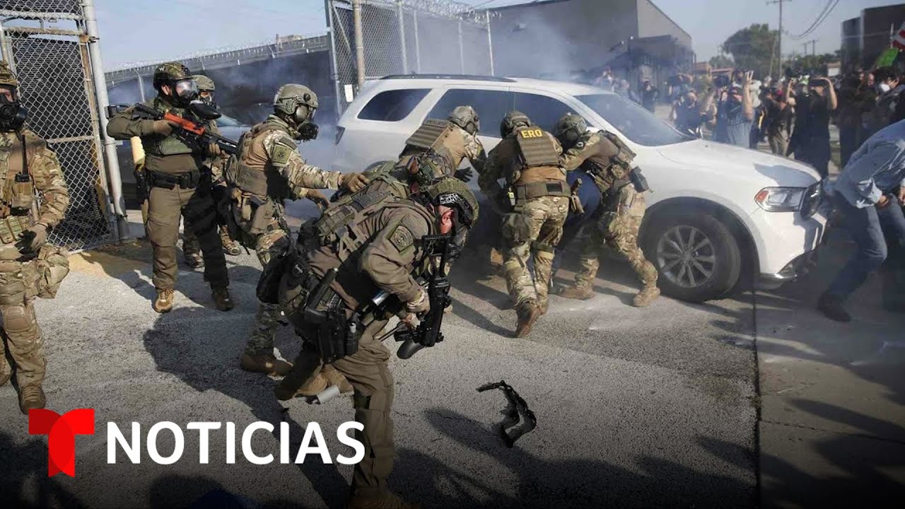 Comandante de Patrulla Fronteriza llega a Chicago por violenta manifestación | Noticias Telemundo